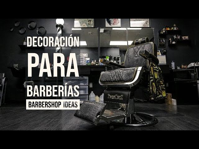 Ideas de elementos decorativos para barberías: Crea un ambiente único